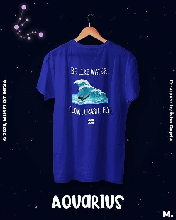 The adaptable aquarius printed t shirts