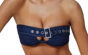The Buckle Bandeau-The Buckle Pant Bikini