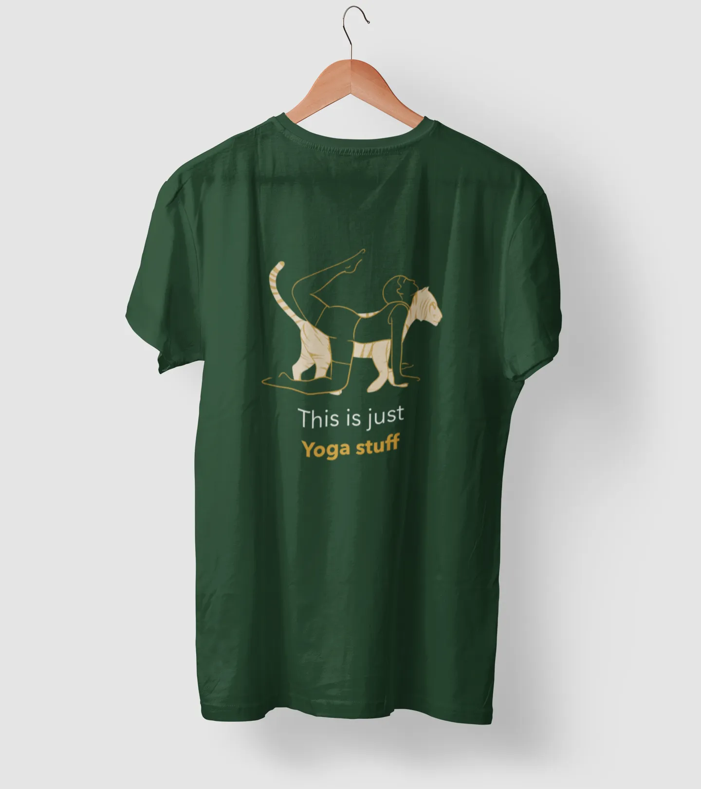 This is just yoga stuff printed t shirts