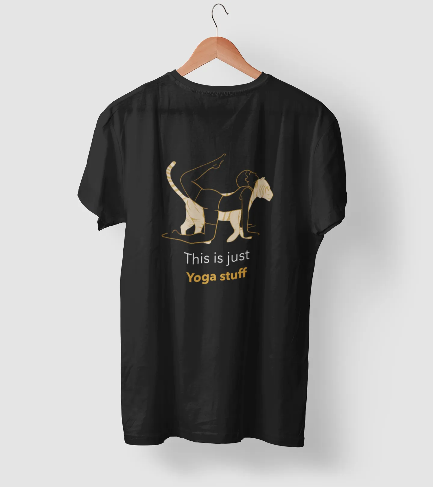 This is just yoga stuff printed t shirts