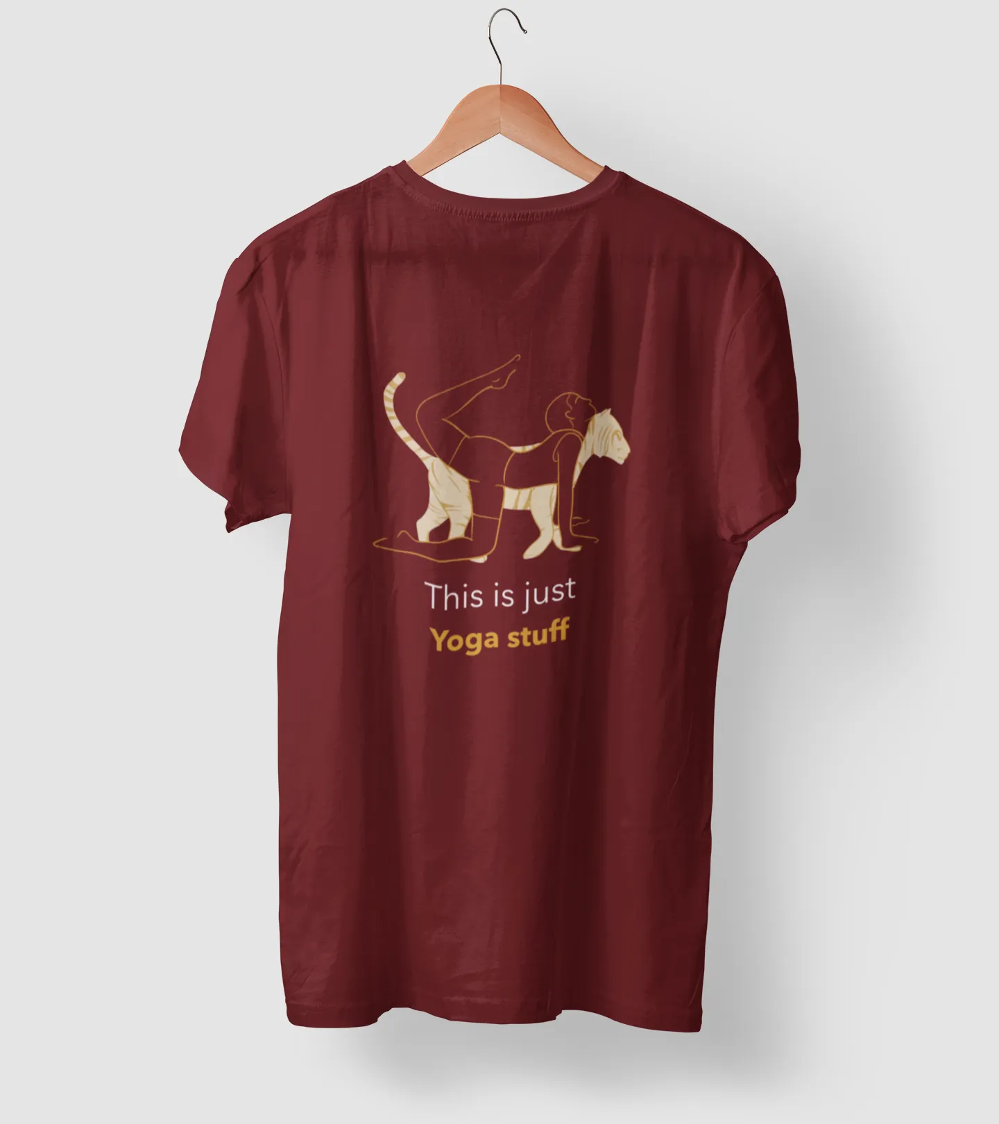 This is just yoga stuff printed t shirts