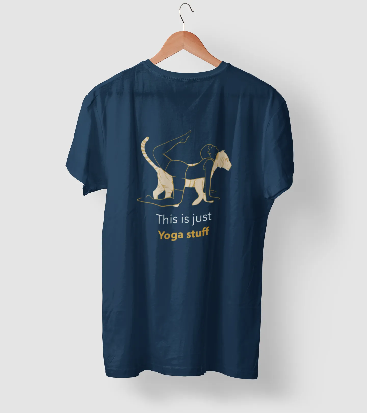 This is just yoga stuff printed t shirts