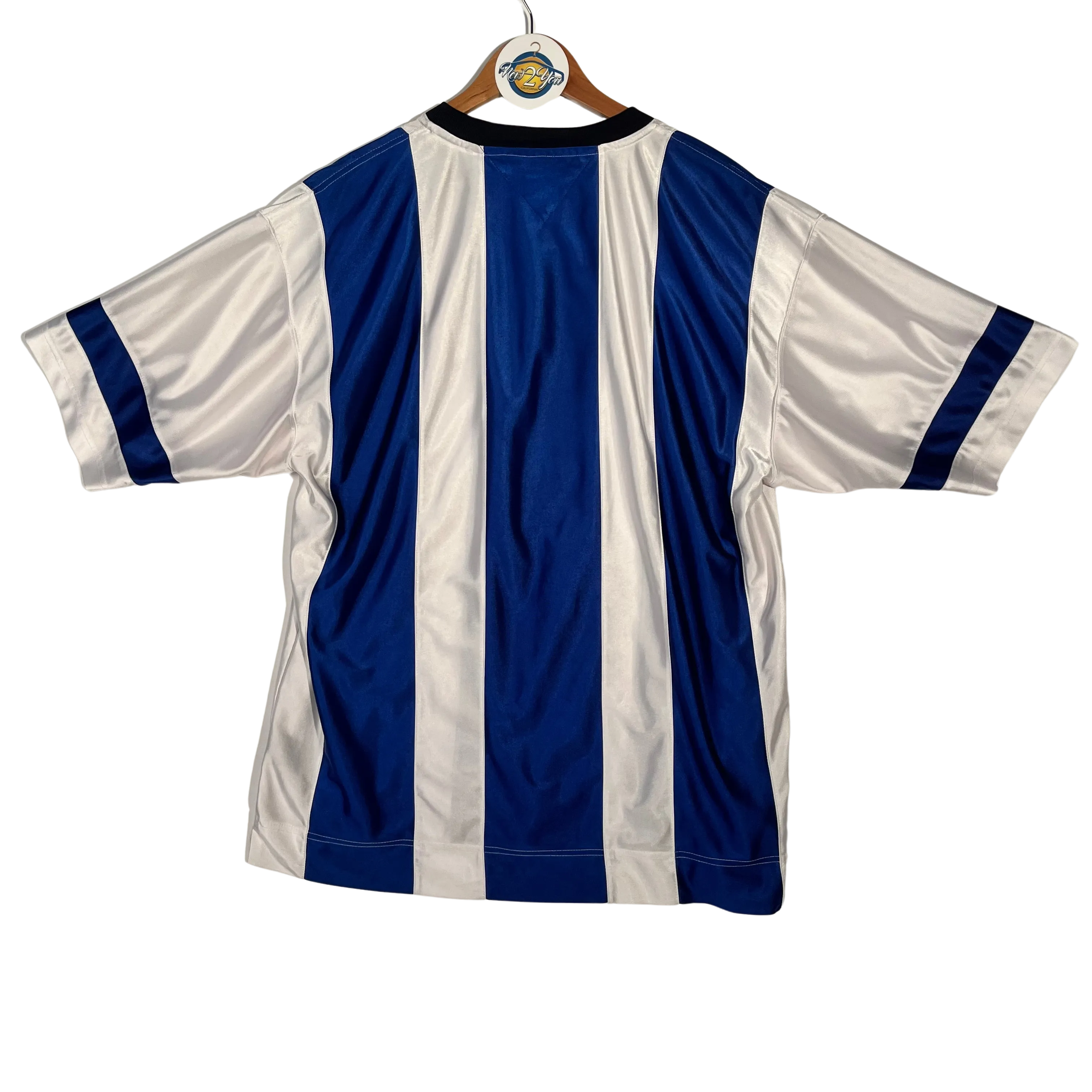 Tommy Hilfiger Blue and White Soccer Jersey