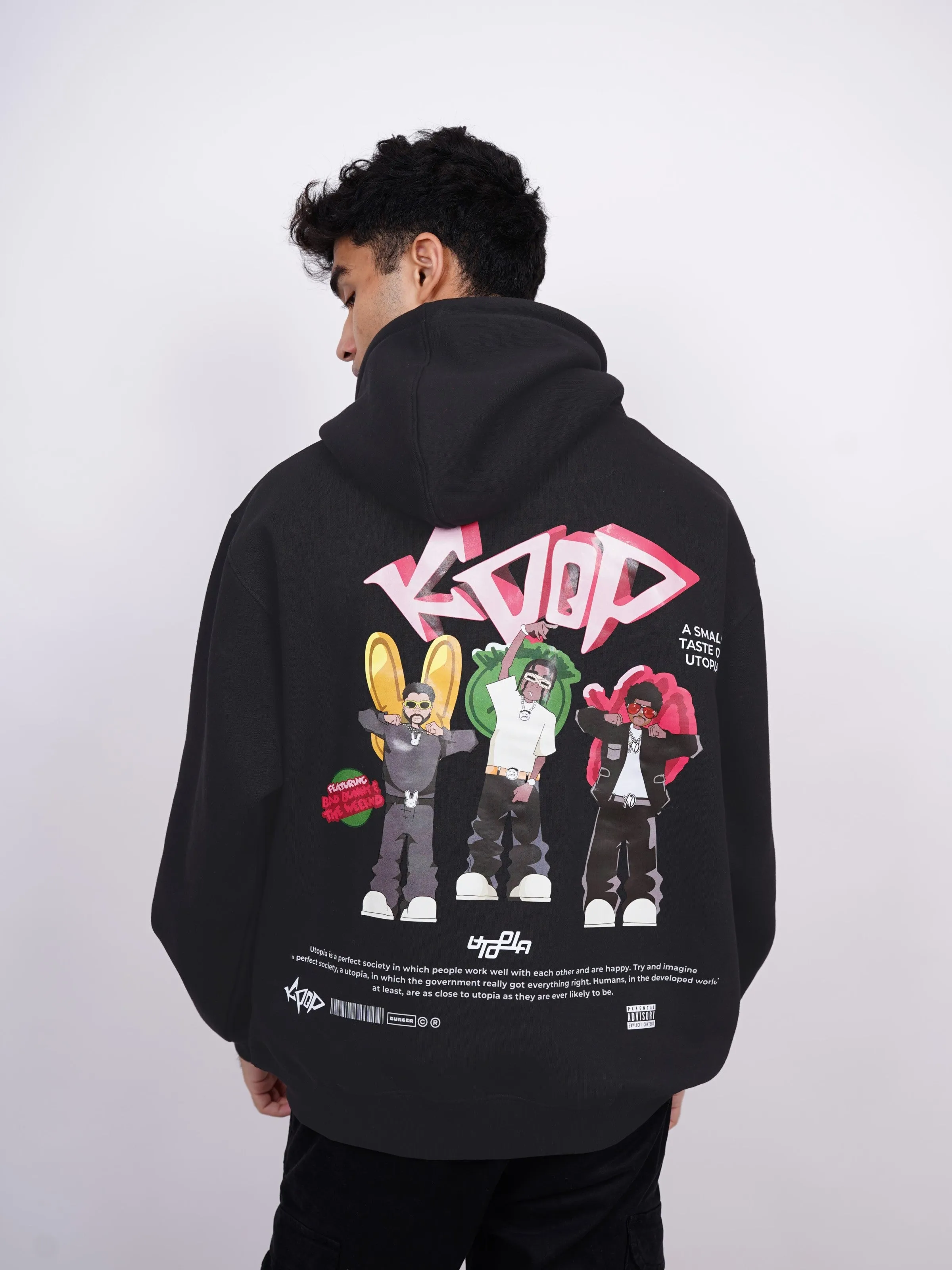 Travis Scott : K Pop : Heavyweight Baggy Hoodie For Men and Women