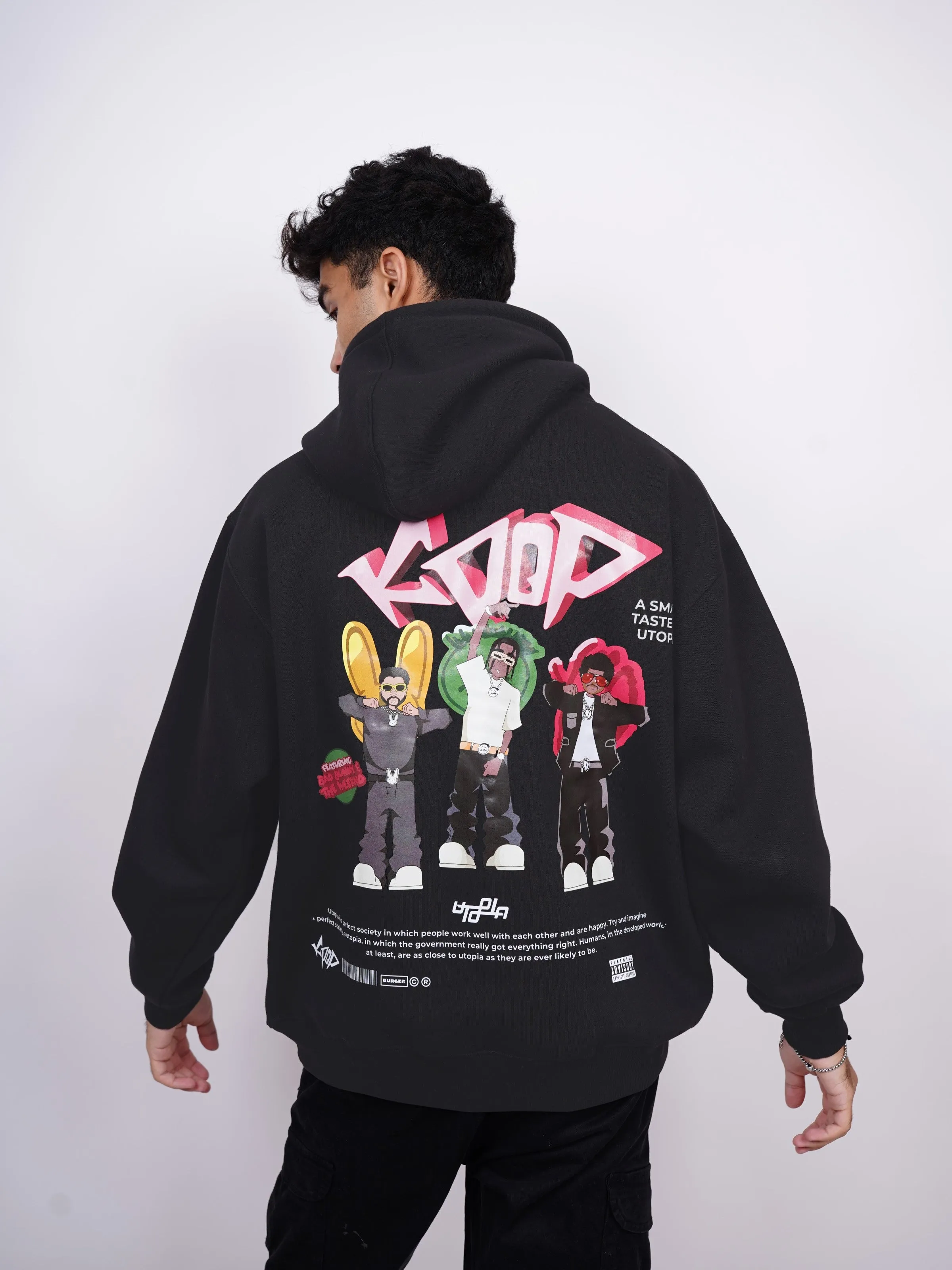 Travis Scott : K Pop : Heavyweight Baggy Hoodie For Men and Women