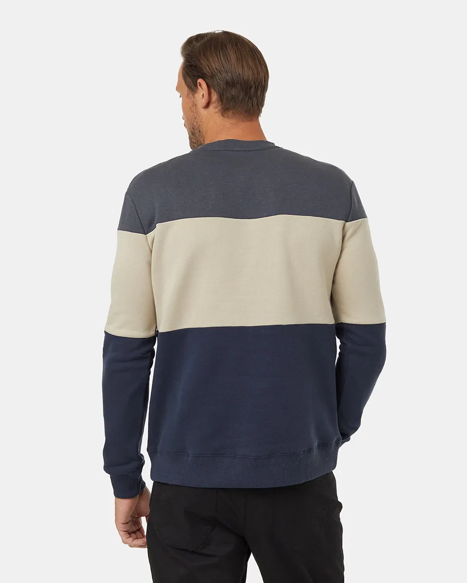 TreeFleece Blocked Classic Crew