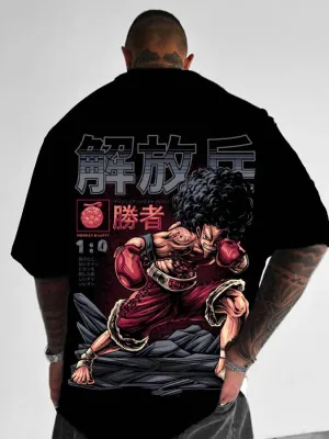 Trend Fashionable Anime Print T-shirt