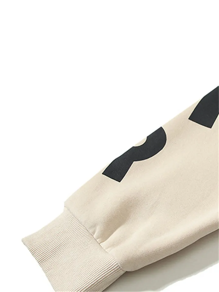 Trendy Female Letters Print High Street Hip-Hop Hoodies