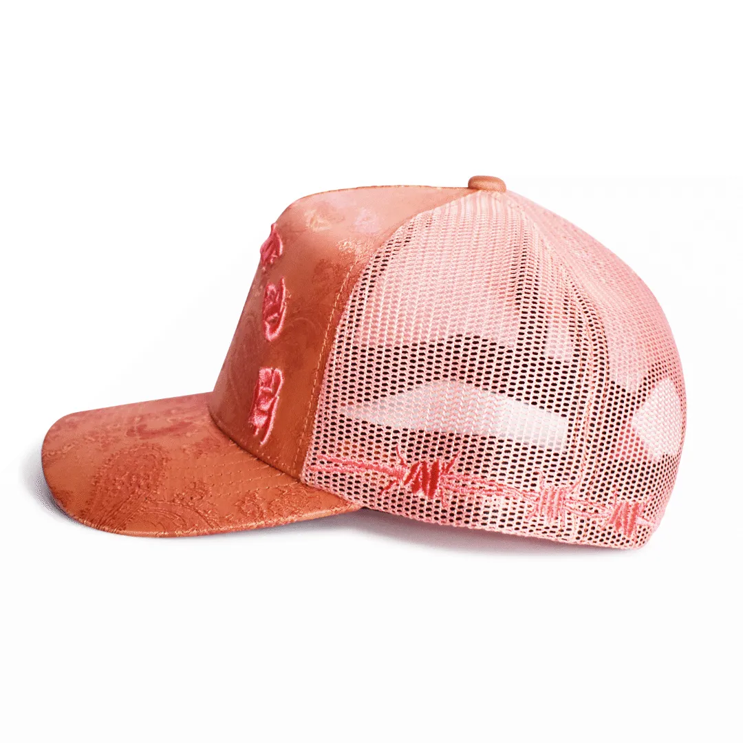 Trucker Hat Orange - RadioActive Murder She Wrote - Unisex