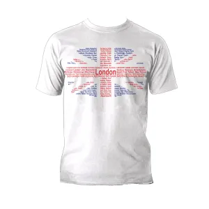 UA London Calling Union Jack Towns Men's T-shirt (White)