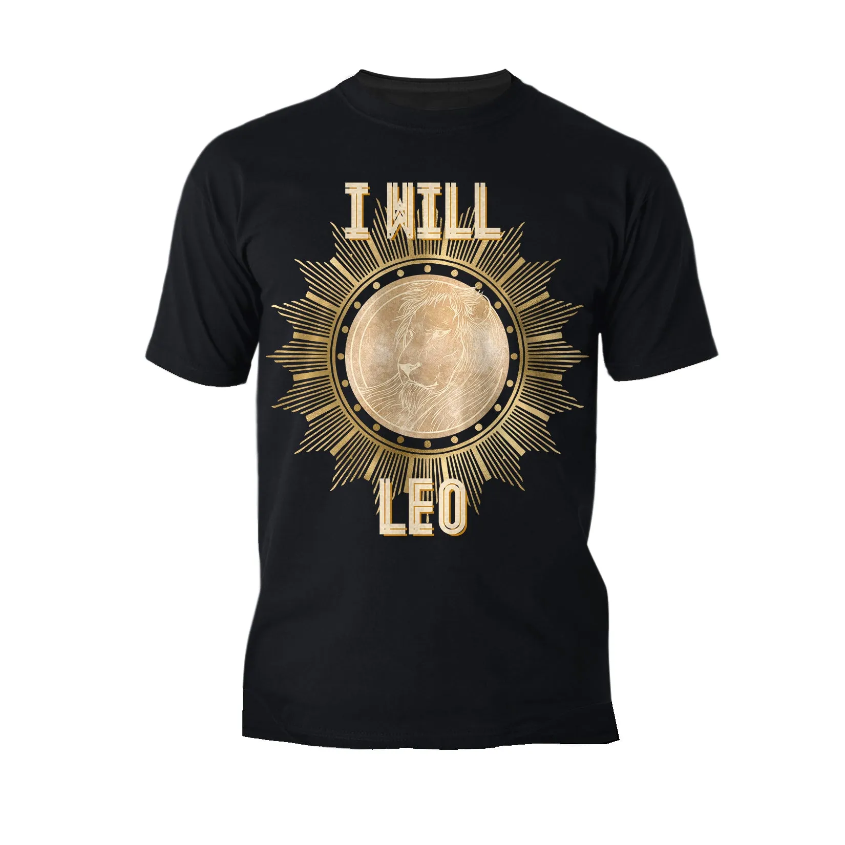 UA Supreme Star Sign Leo Lion Men's T-shirt (Black)