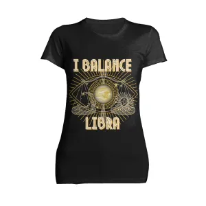 UA Supreme Star Sign Libra Eye Women's T-shirt (Black)