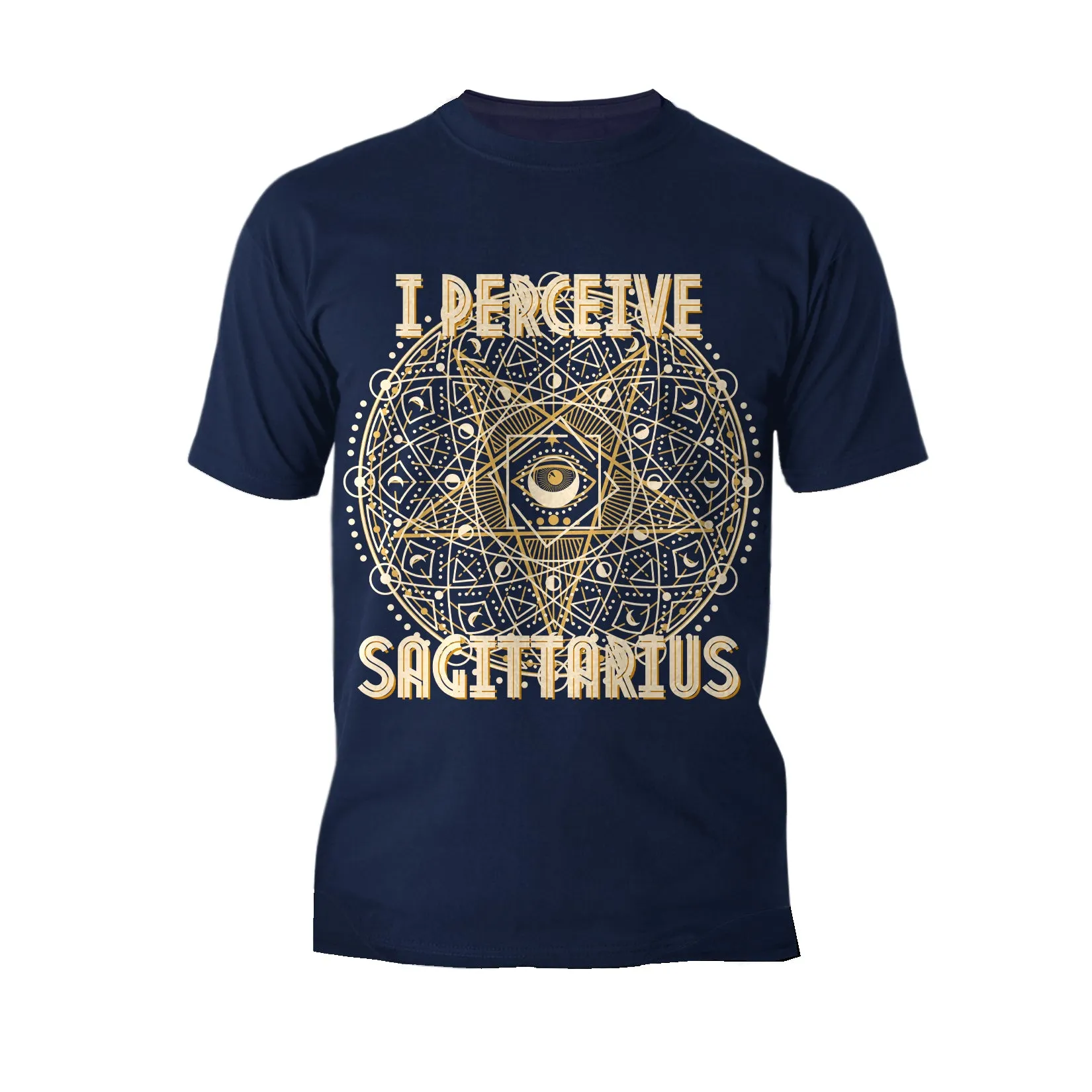 UA Supreme Star Sign Sagittarius Star Men's T-shirt (Navy)