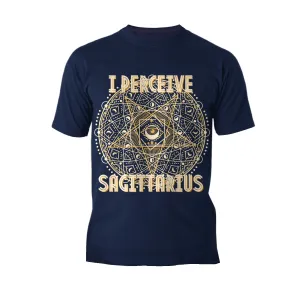UA Supreme Star Sign Sagittarius Star Men's T-shirt (Navy)