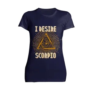 UA Supreme Star Sign Scorpio Eye Women's T-shirt (Navy)