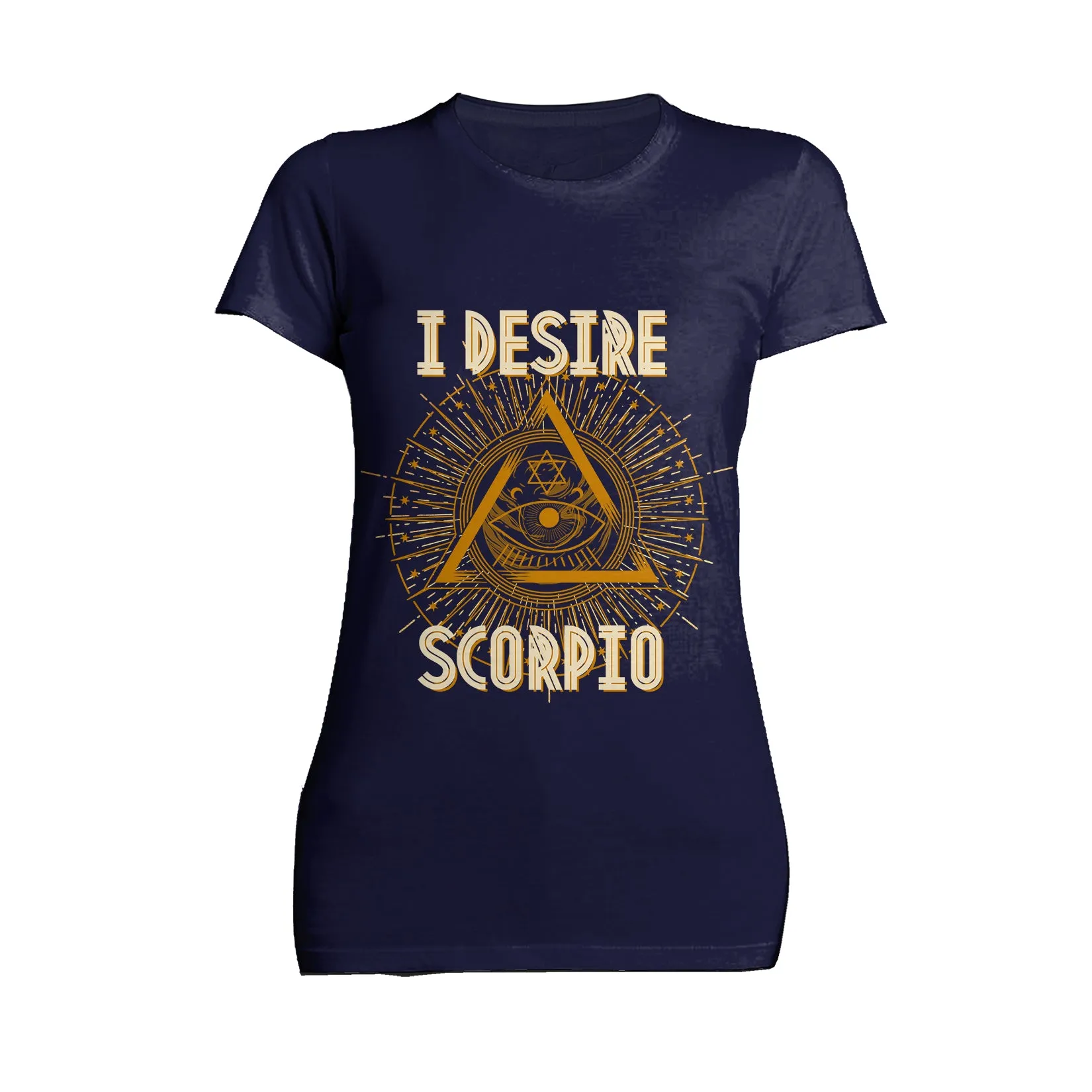 UA Supreme Star Sign Scorpio Eye Women's T-shirt (Navy)