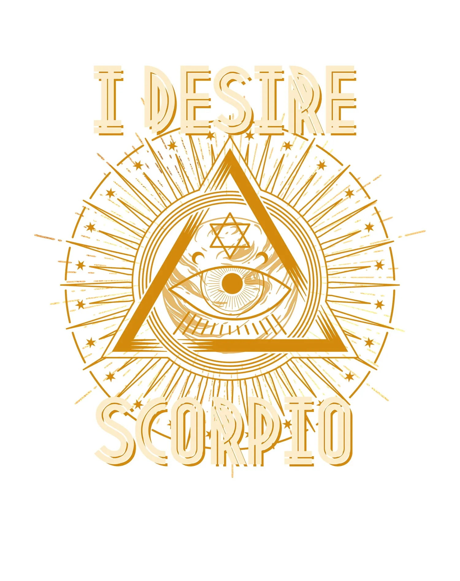 UA Supreme Star Sign Scorpio Eye Women's T-shirt (White)