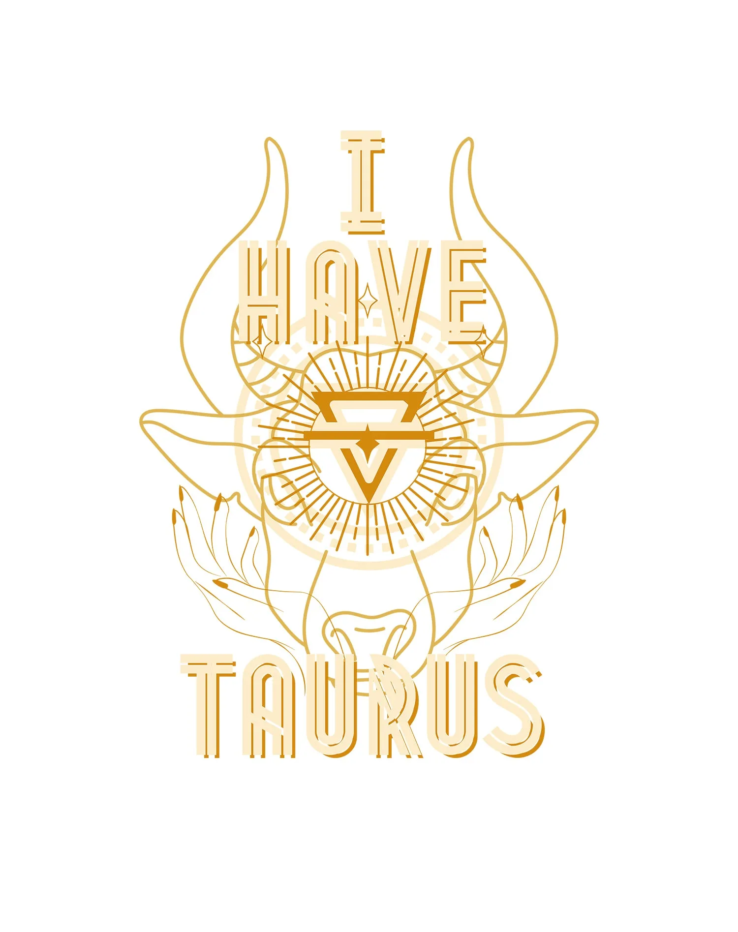 UA Supreme Star Sign Taurus Men's T-shirt (White)