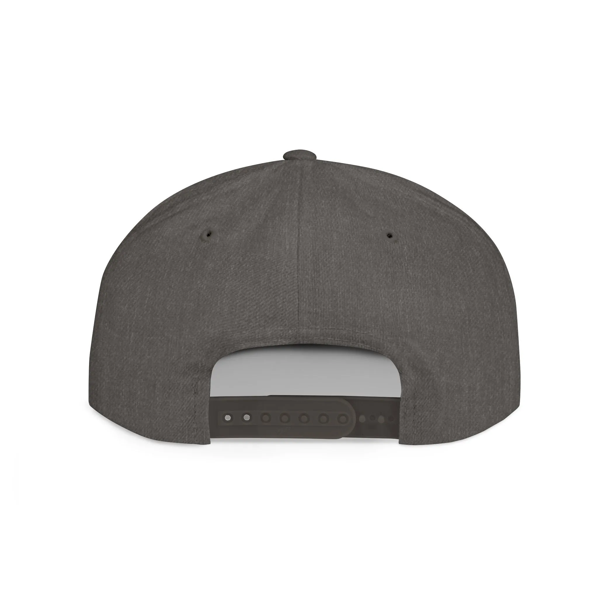 Ubiquitous Flat Bill Snapback Hat - Trendy Mountain Design for Adventurers
