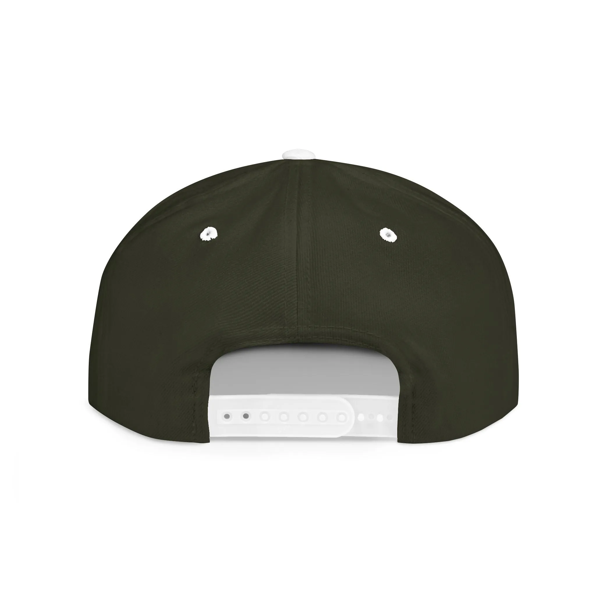 Ubiquitous Flat Bill Snapback Hat - Trendy Mountain Design for Adventurers