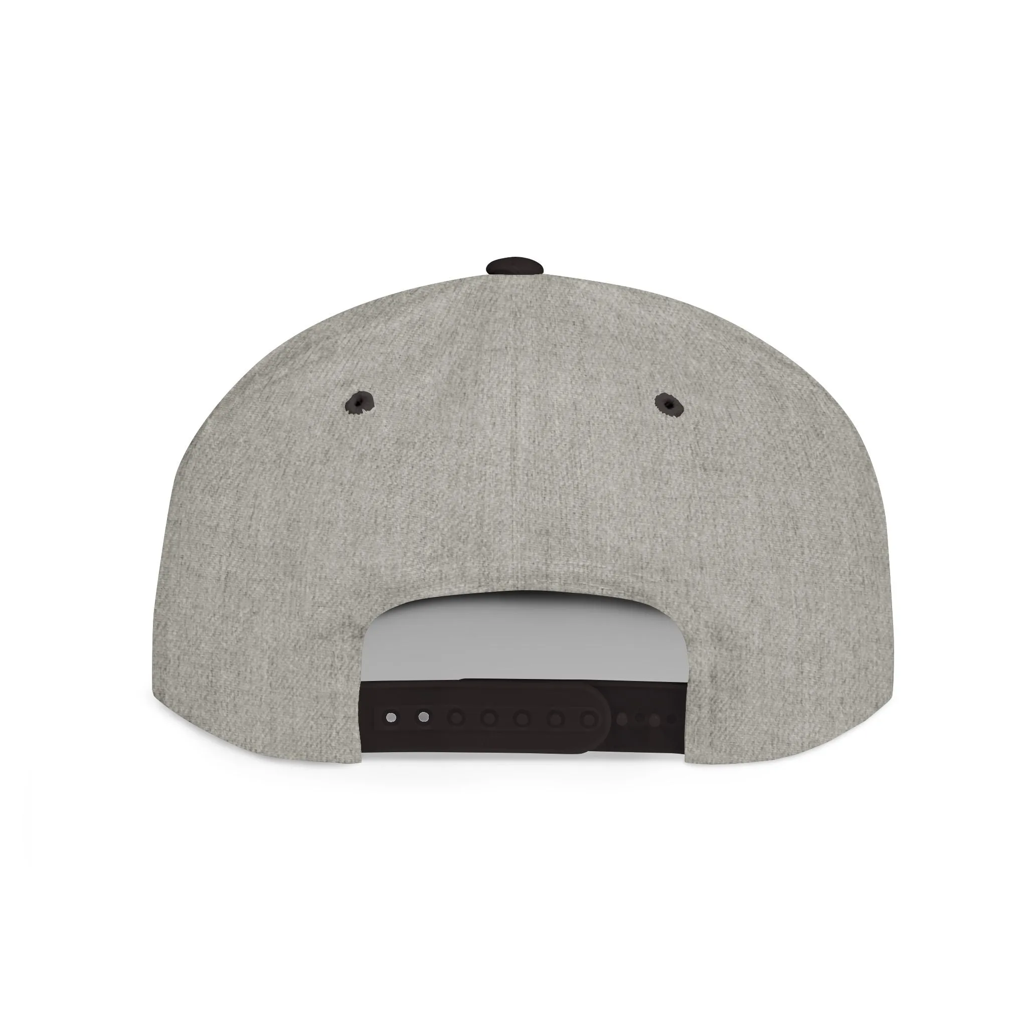 Ubiquitous Flat Bill Snapback Hat - Trendy Mountain Design for Adventurers