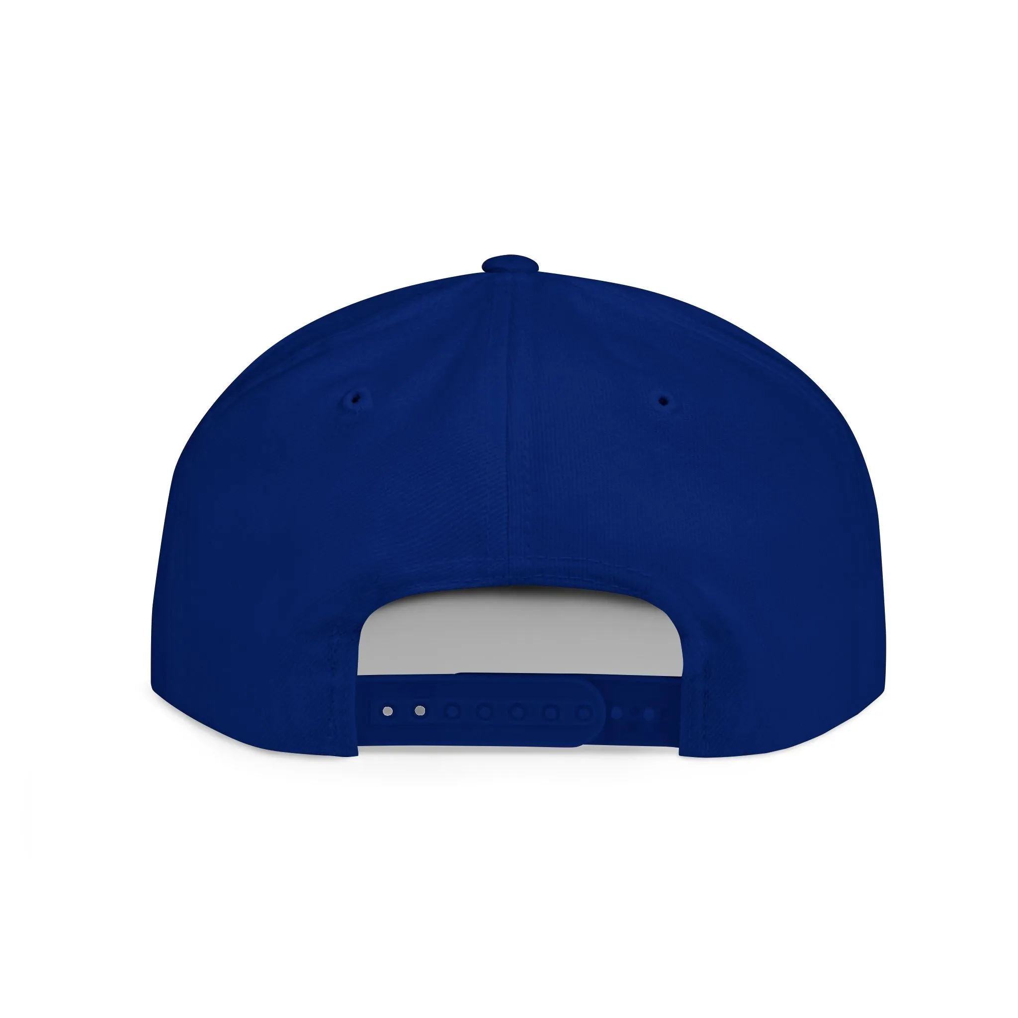 Ubiquitous Flat Bill Snapback Hat - Trendy Mountain Design for Adventurers