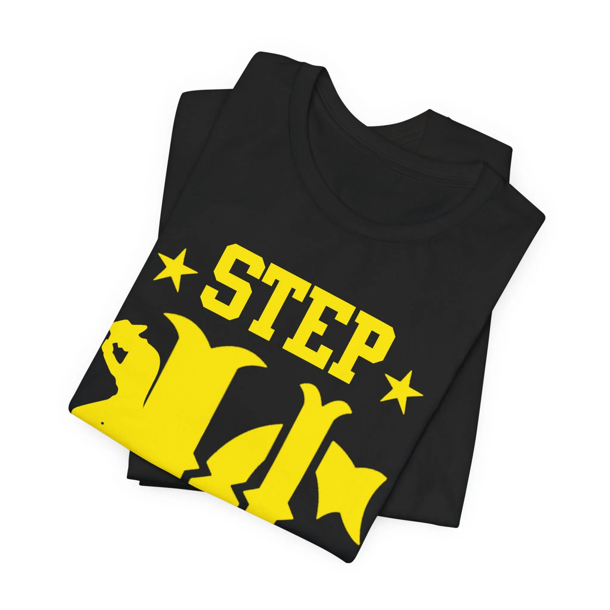 UC Step Better Black & Yellow Tees