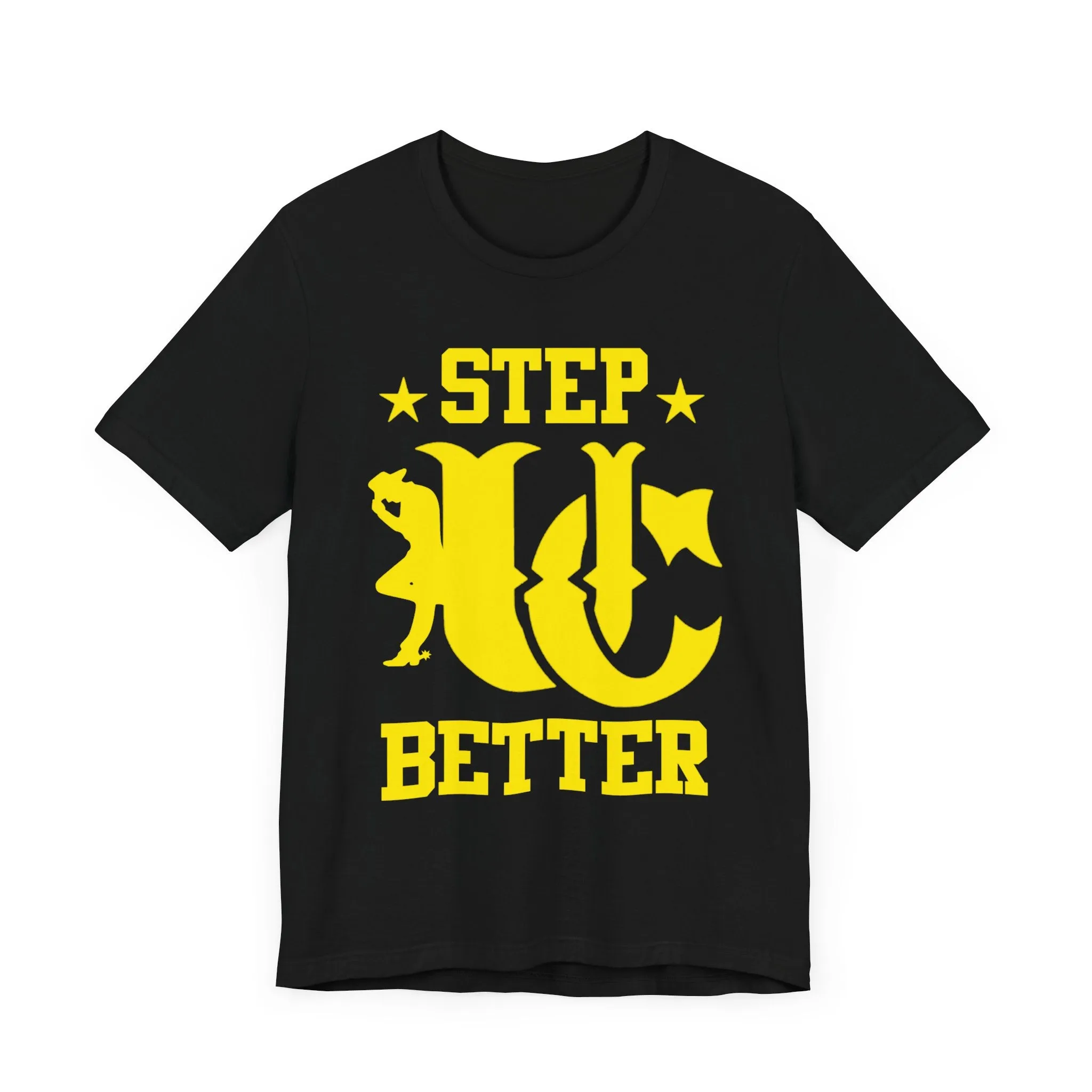 UC Step Better Black & Yellow Tees