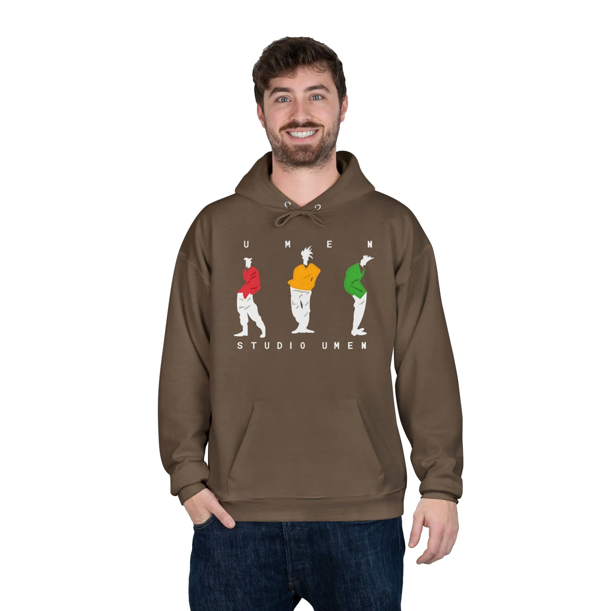 UMEN STUDIO MEN Eco-Friendly Pullover Hoodie  Unisex Stylish Comfort