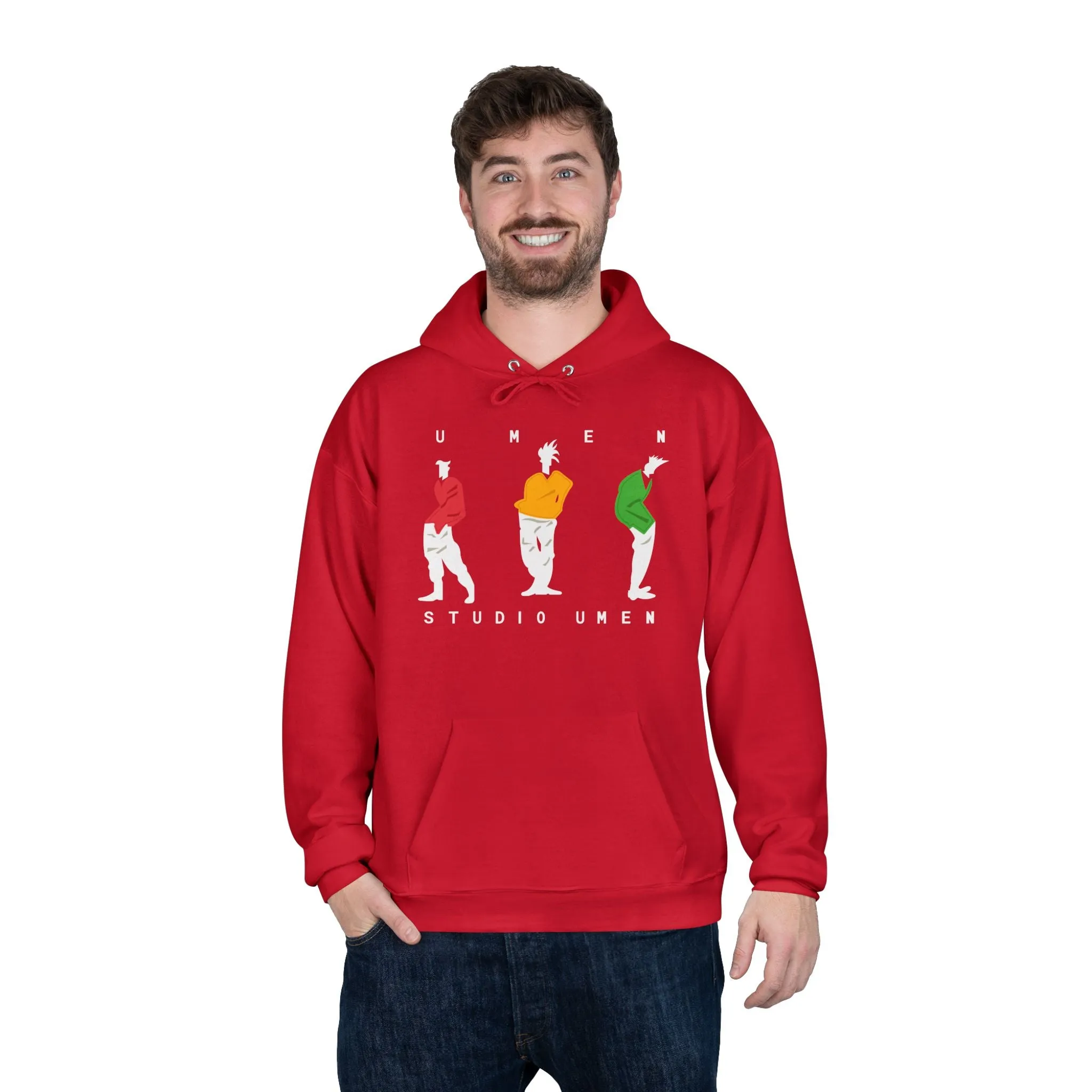 UMEN STUDIO MEN Eco-Friendly Pullover Hoodie  Unisex Stylish Comfort