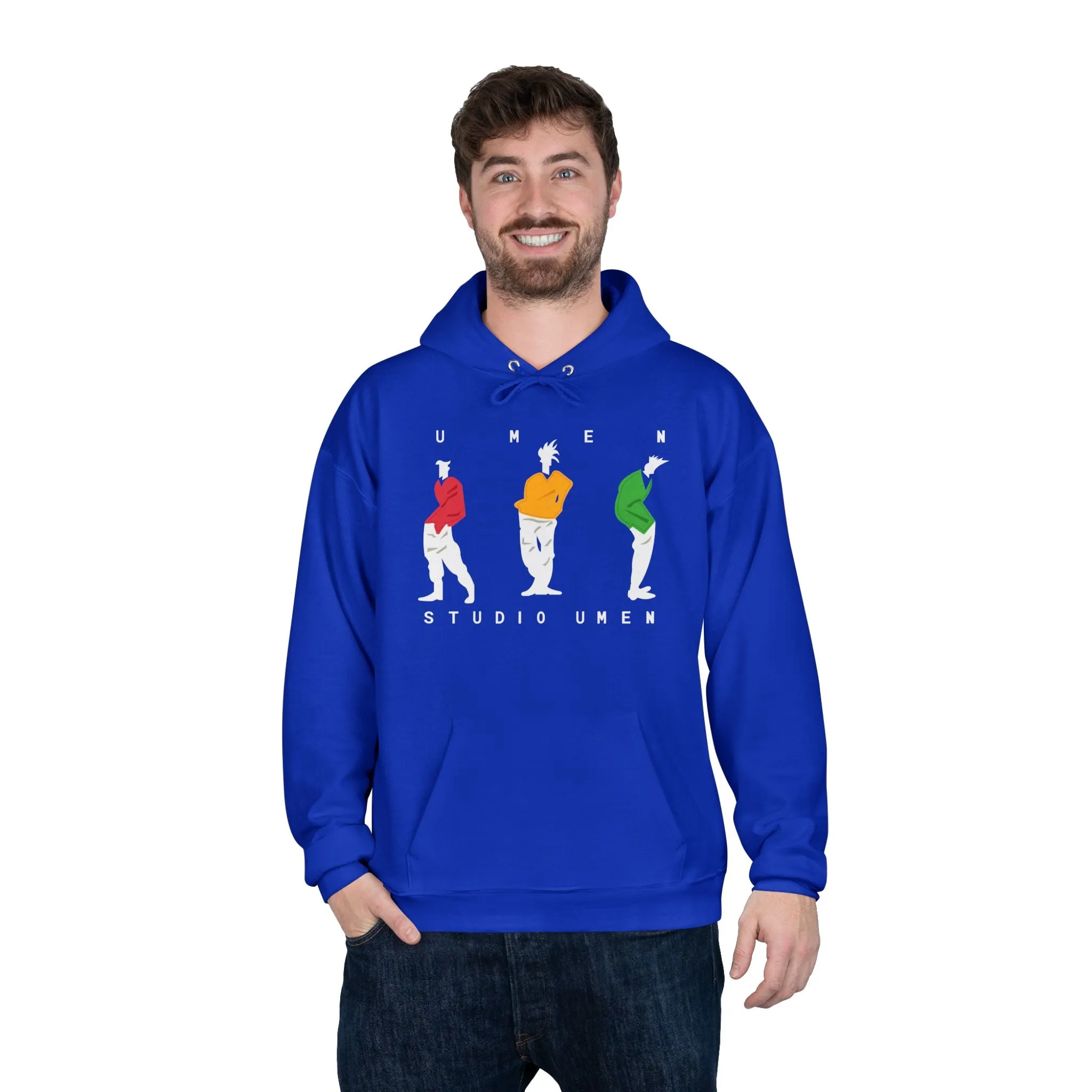 UMEN STUDIO MEN Eco-Friendly Pullover Hoodie  Unisex Stylish Comfort