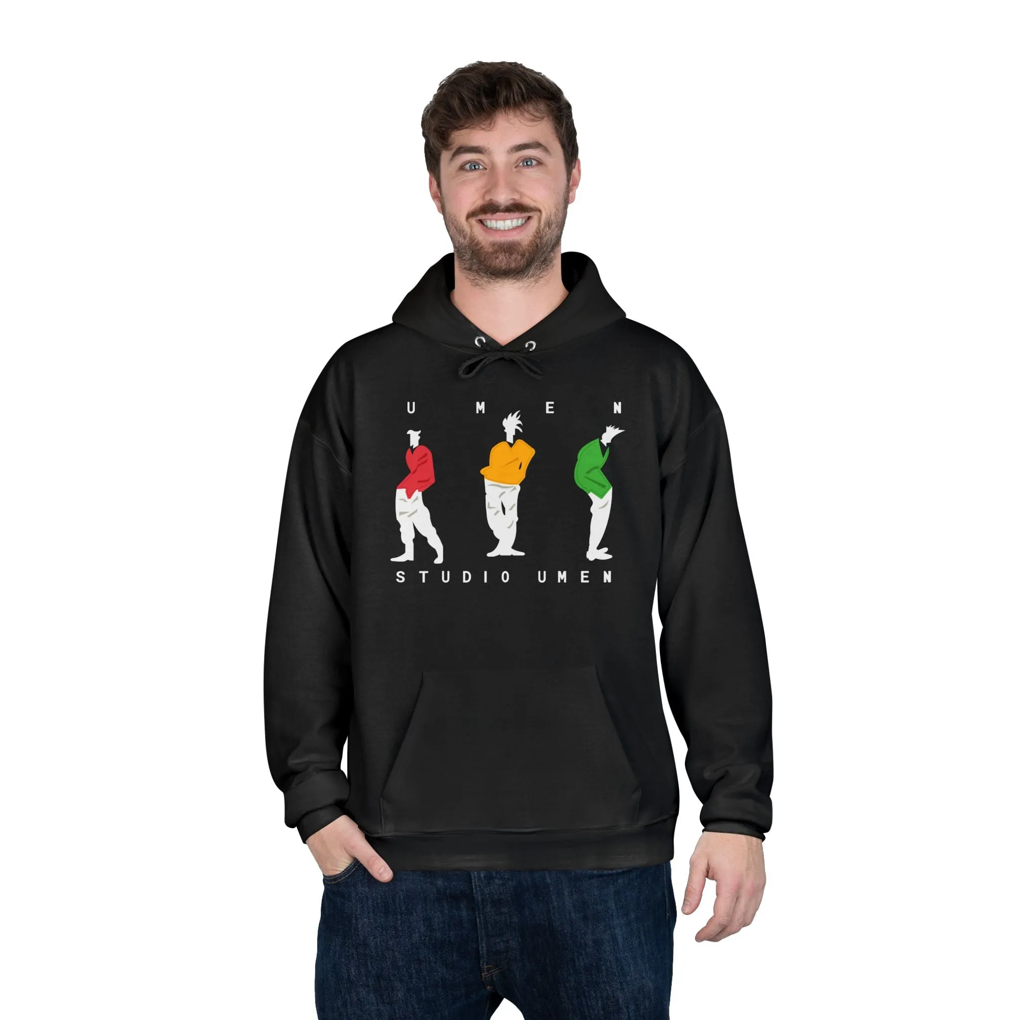 UMEN STUDIO MEN Eco-Friendly Pullover Hoodie  Unisex Stylish Comfort