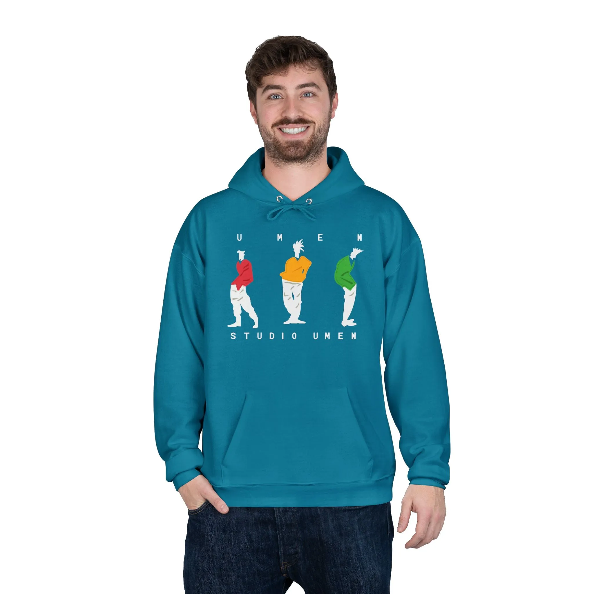 UMEN STUDIO MEN Eco-Friendly Pullover Hoodie  Unisex Stylish Comfort