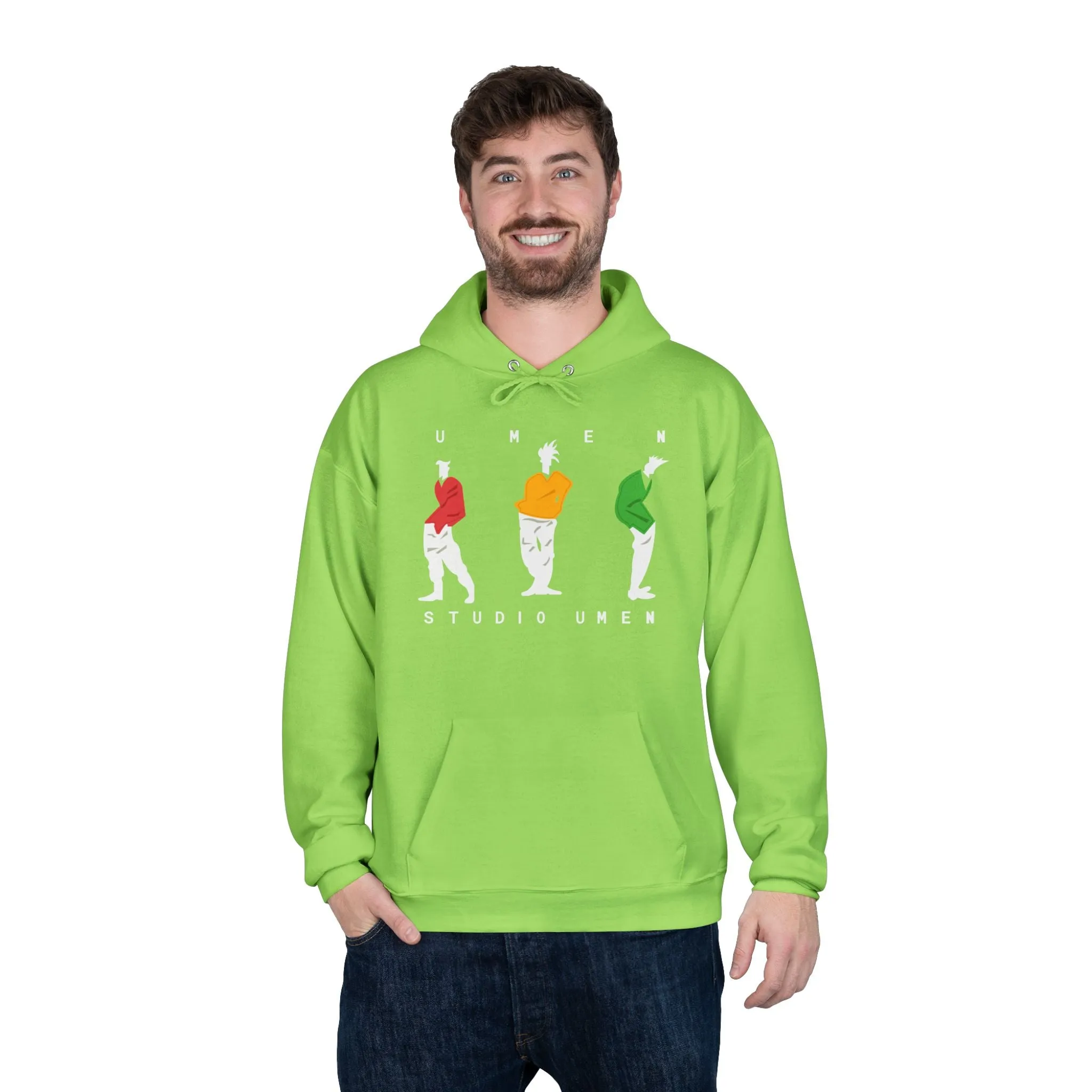 UMEN STUDIO MEN Eco-Friendly Pullover Hoodie  Unisex Stylish Comfort