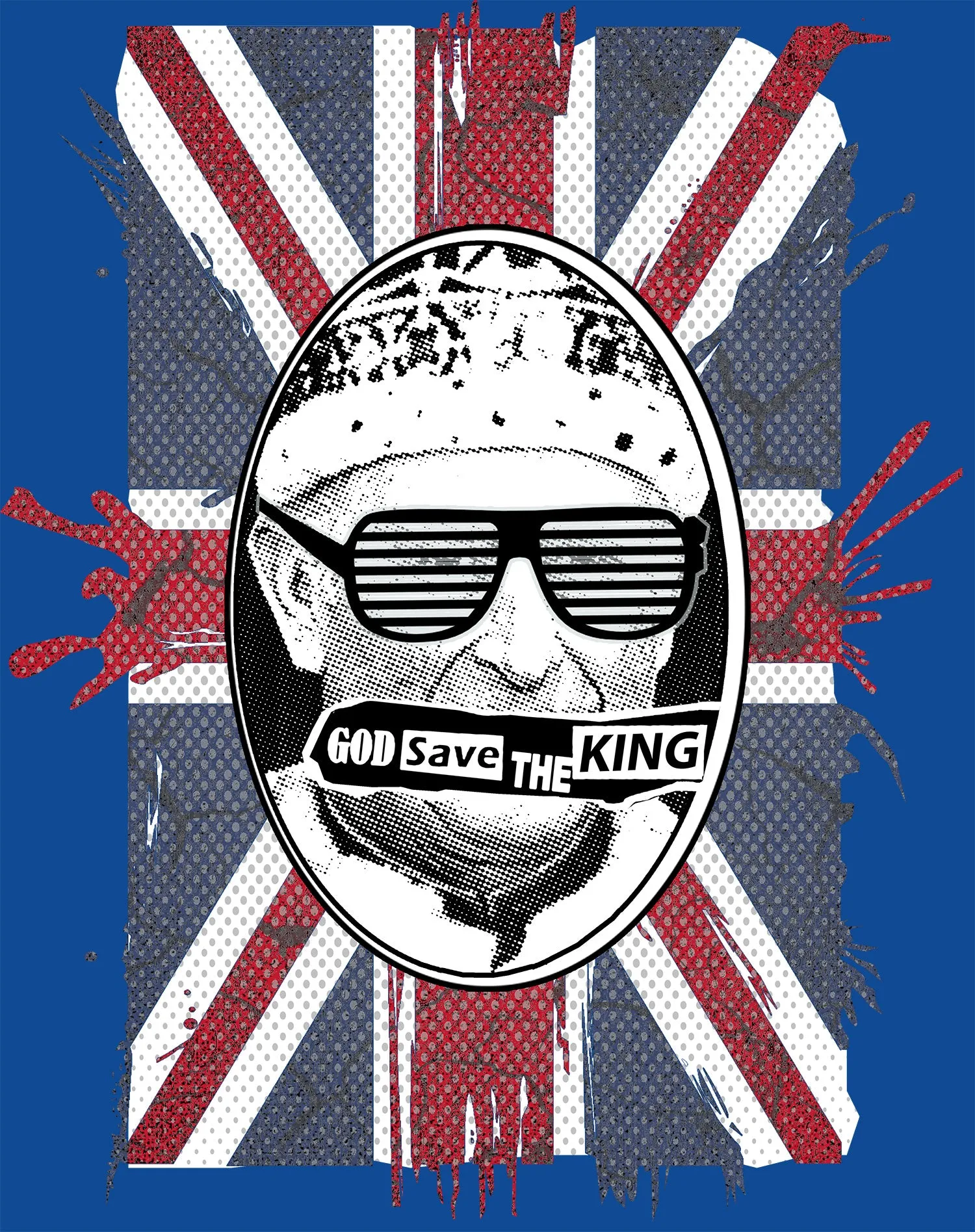 Urban Attitude Kings Coronation 2023 God Save The King 01 Men's T-shirt