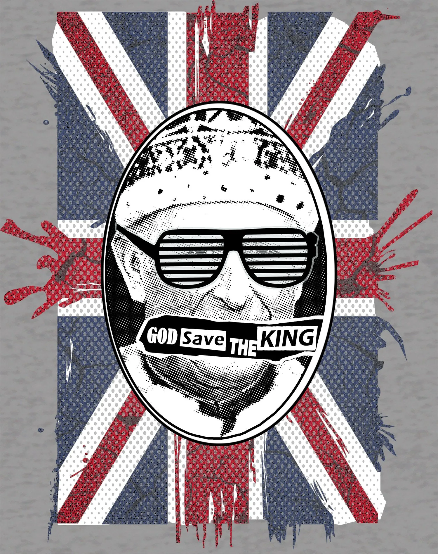 Urban Attitude Kings Coronation 2023 God Save The King 01 Men's T-shirt