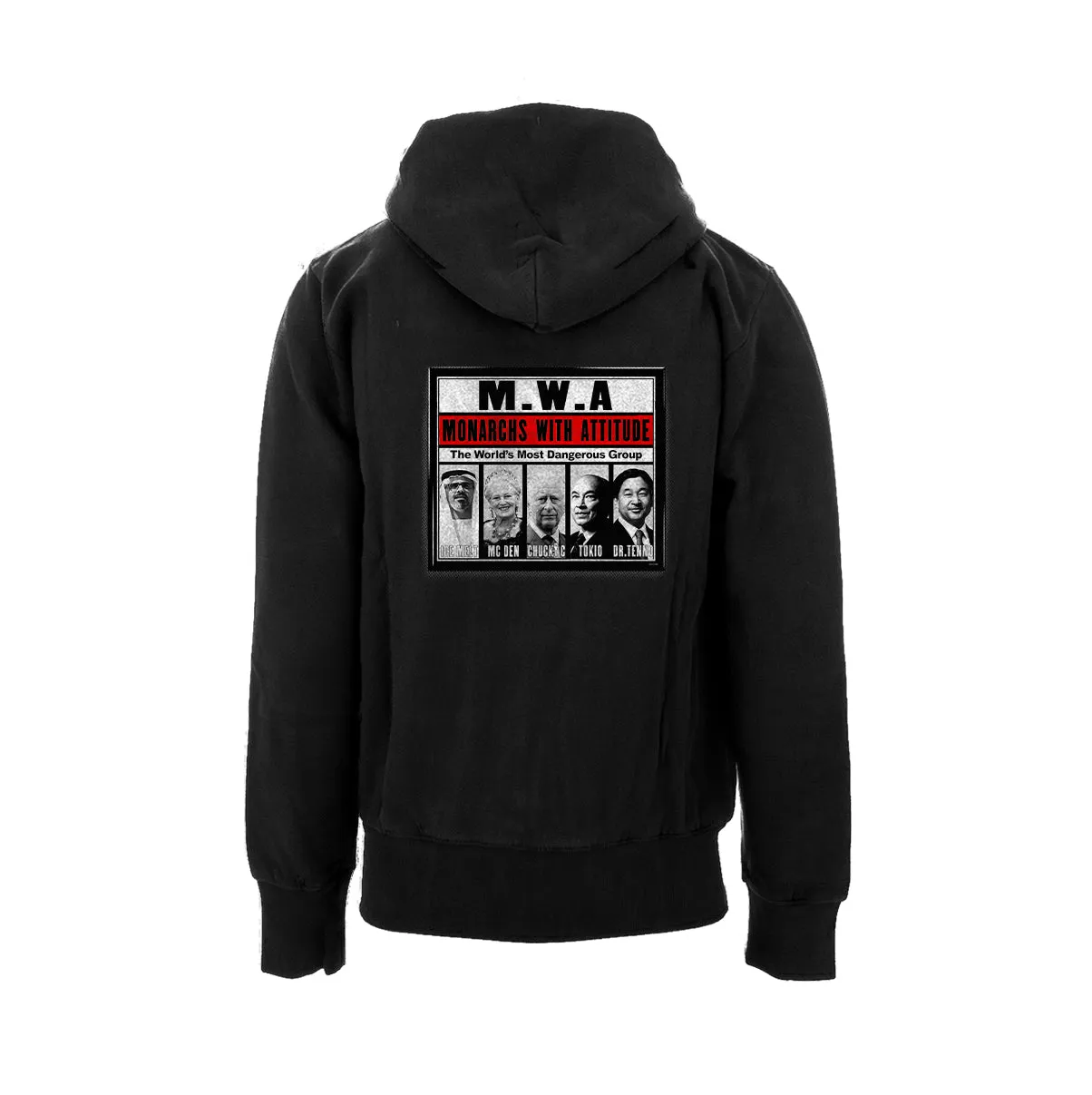 Urban Attitude Kings Coronation 2023 MWA Monarchs with Attitude Hoodie Back Print (Back)