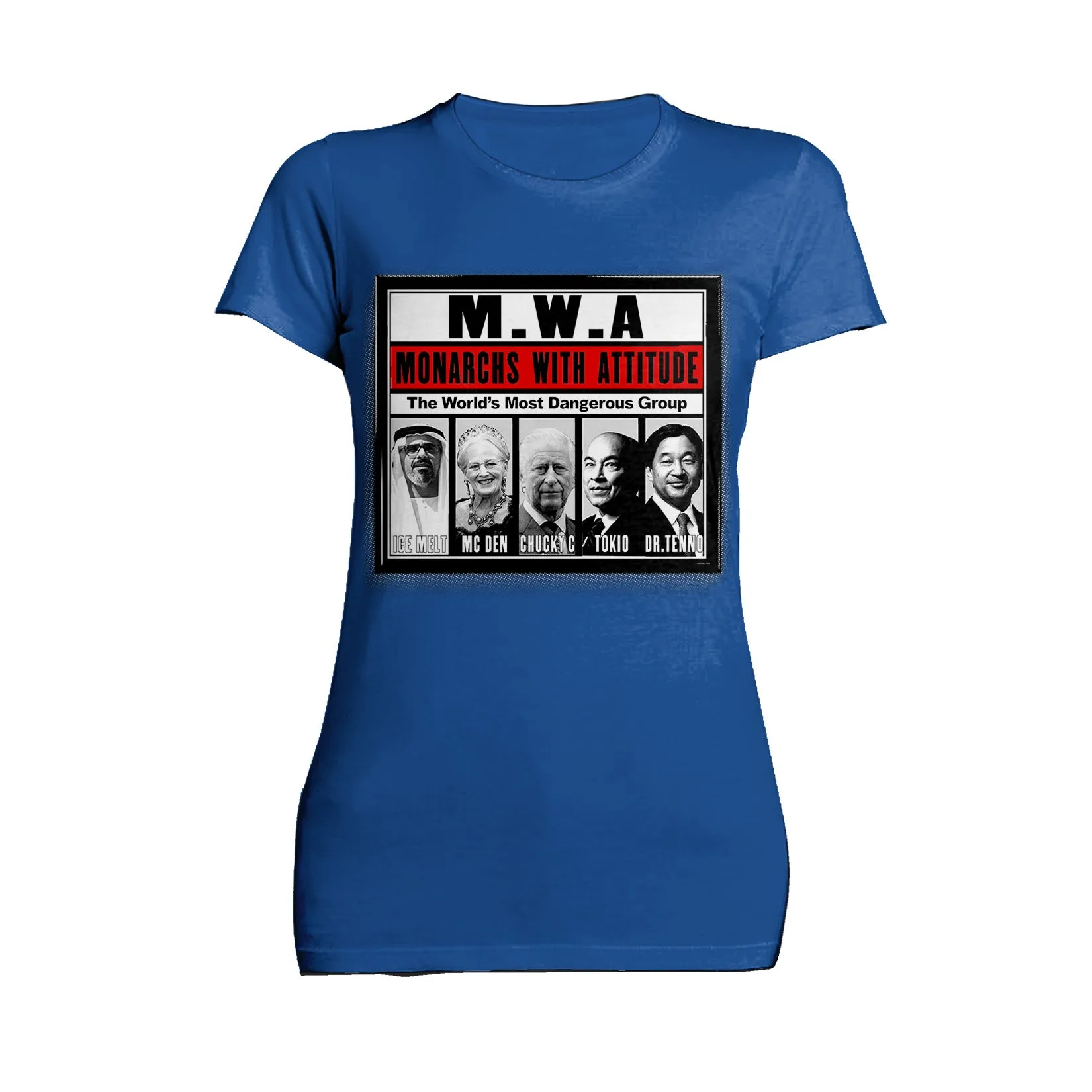 Urban Attitude Kings Coronation 2023 MWA Monarchs with Attitude Women's T-shirt