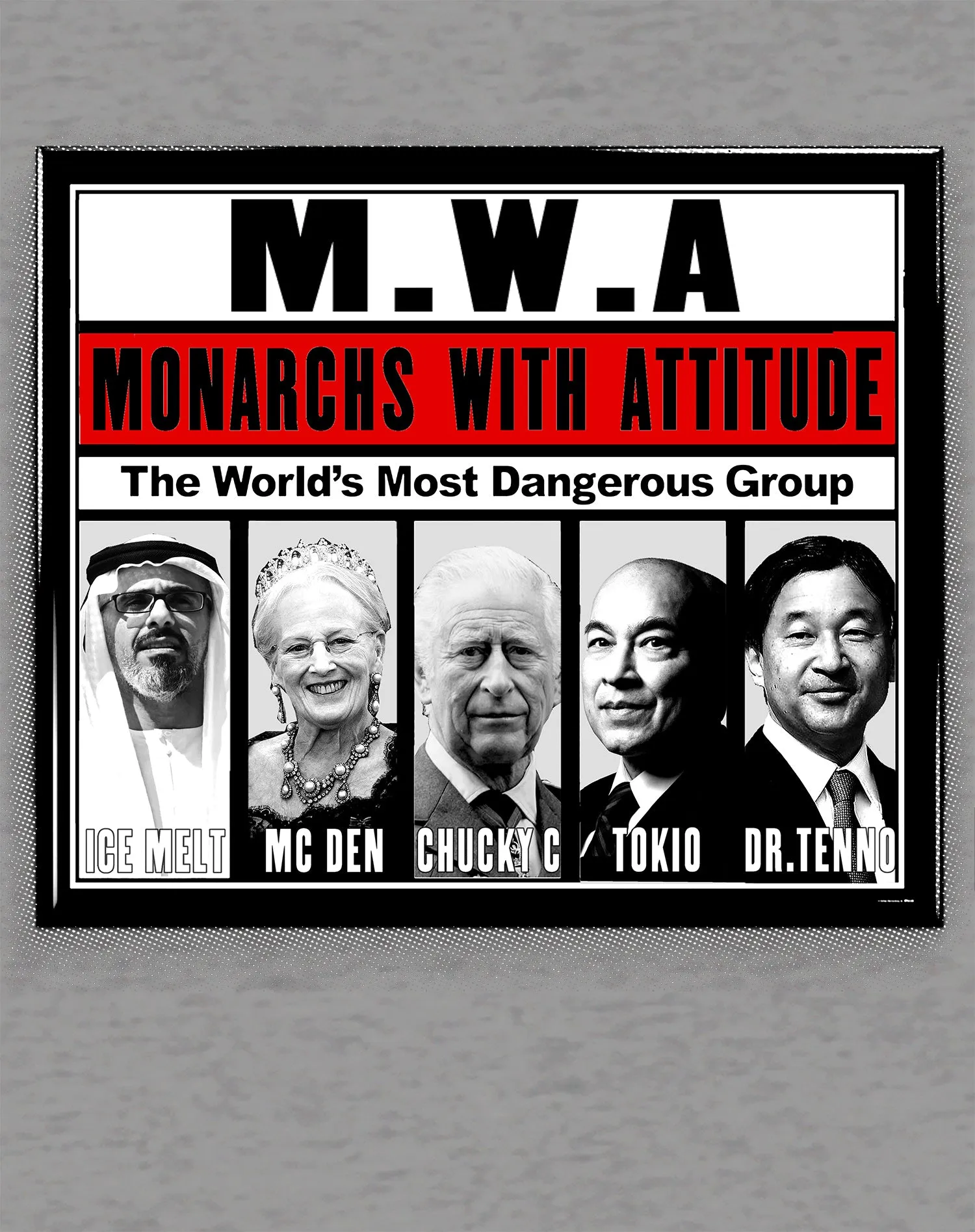 Urban Attitude Kings Coronation 2023 MWA Monarchs with Attitude Women's T-shirt