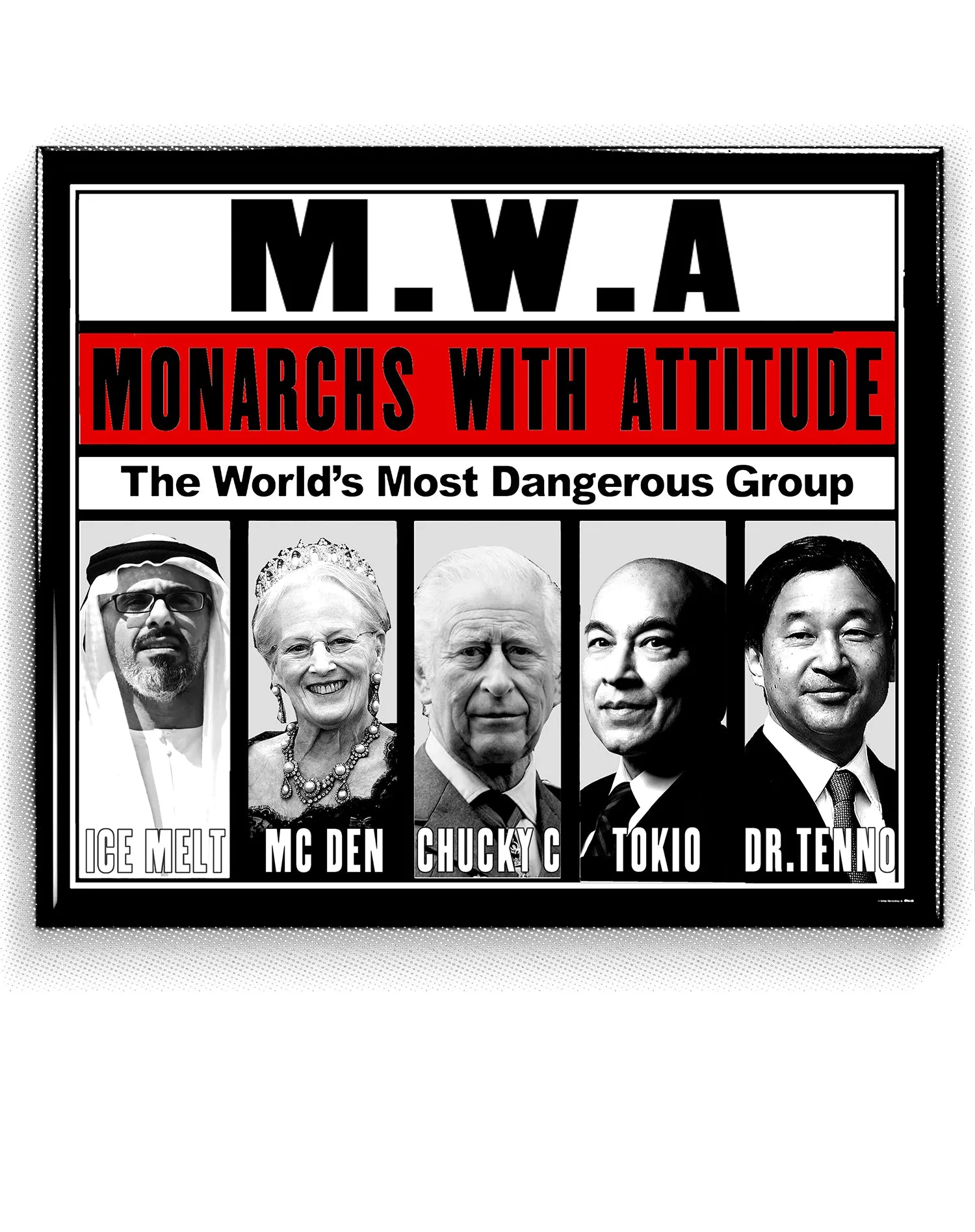 Urban Attitude Kings Coronation 2023 MWA Monarchs with Attitude Women's T-shirt