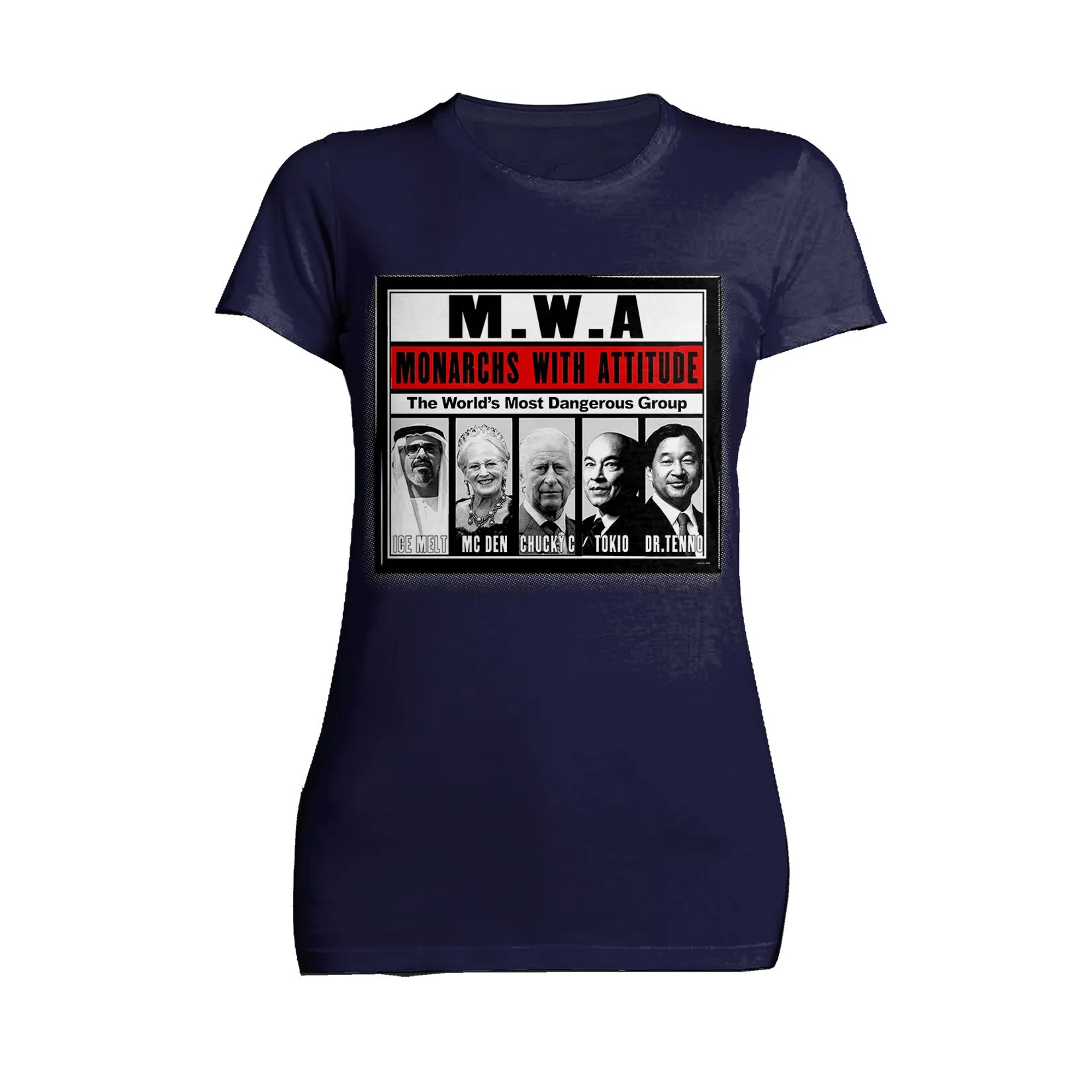Urban Attitude Kings Coronation 2023 MWA Monarchs with Attitude Women's T-shirt