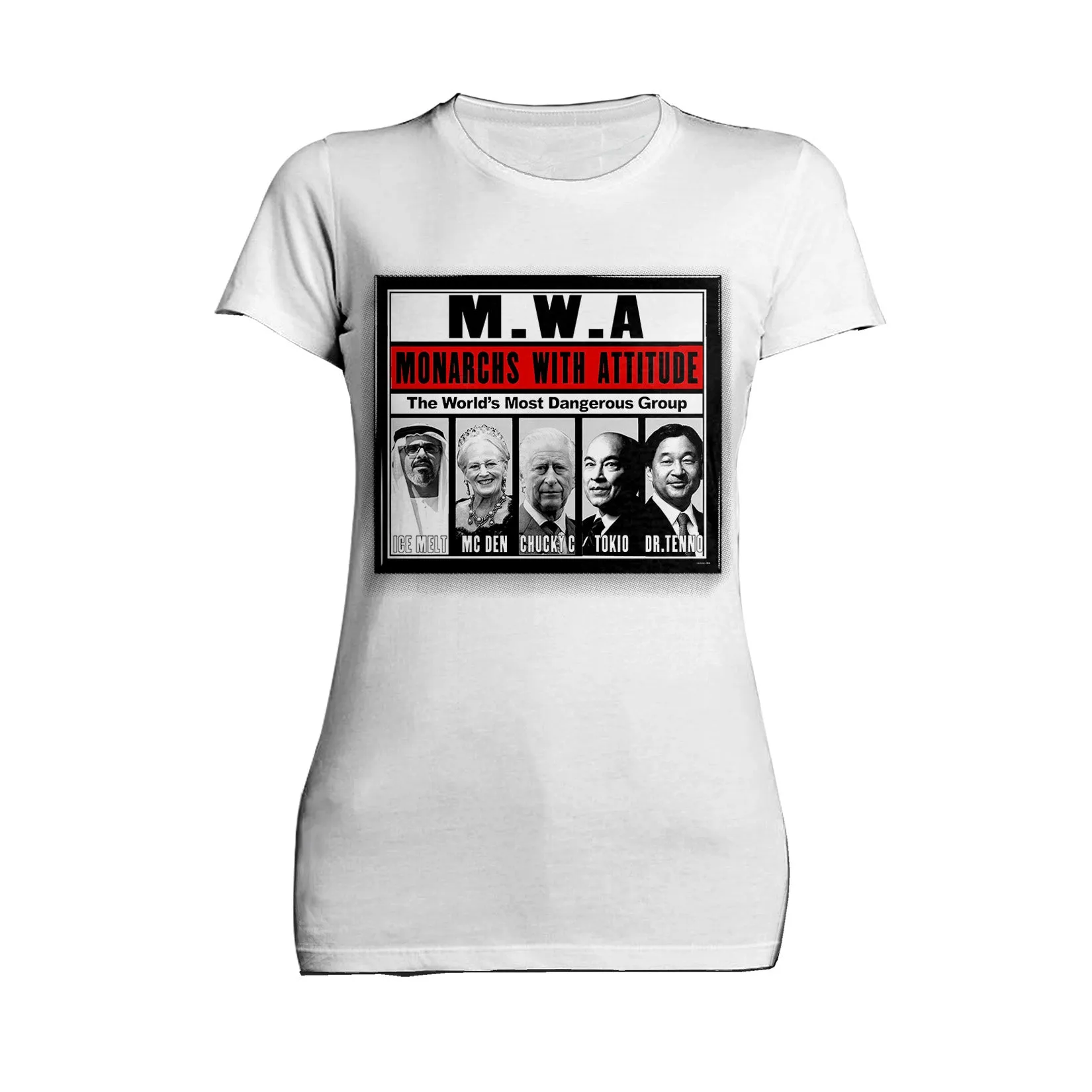 Urban Attitude Kings Coronation 2023 MWA Monarchs with Attitude Women's T-shirt