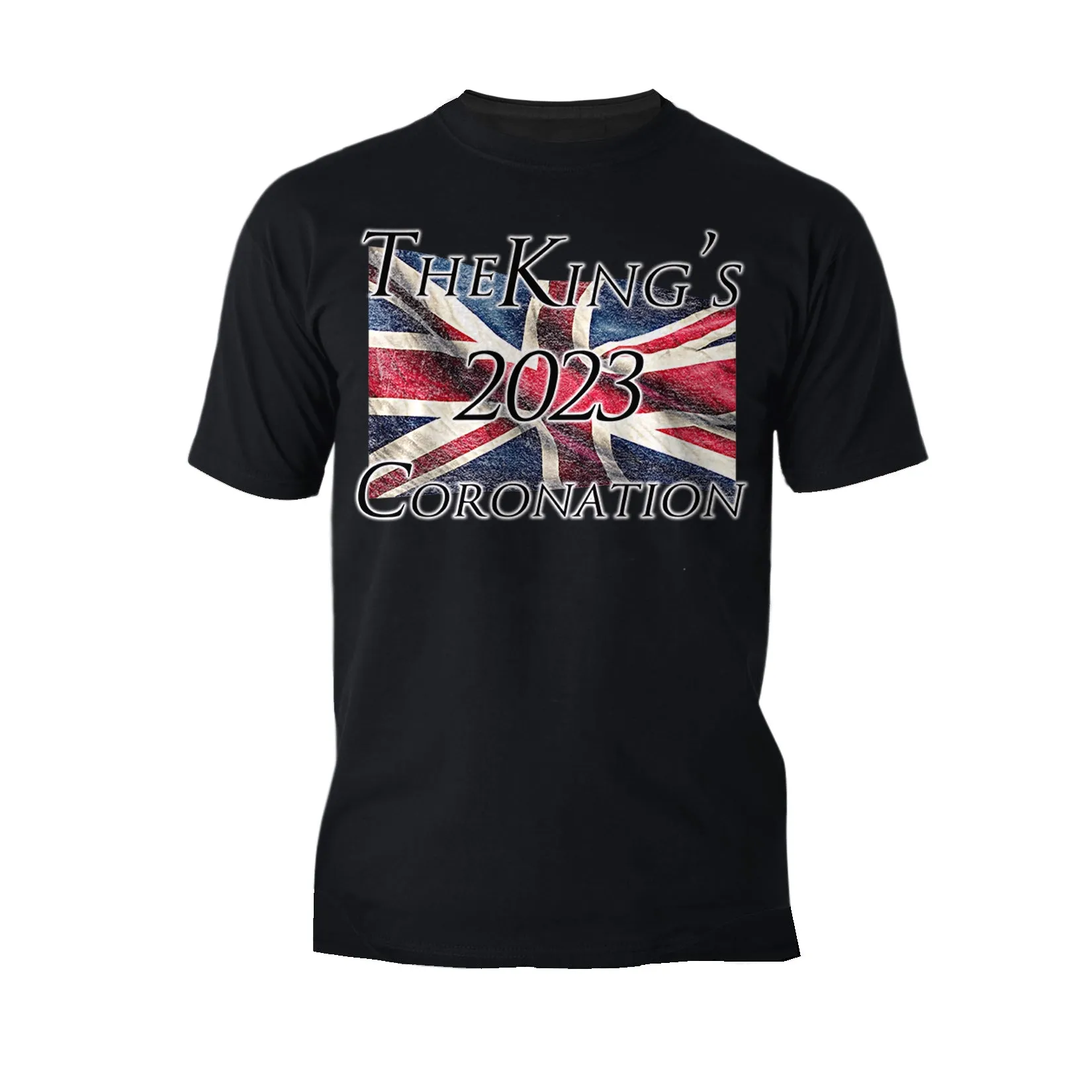 Urban Attitude Kings Coronation 2023 Union Jack Flag Flying Men's T-shirt