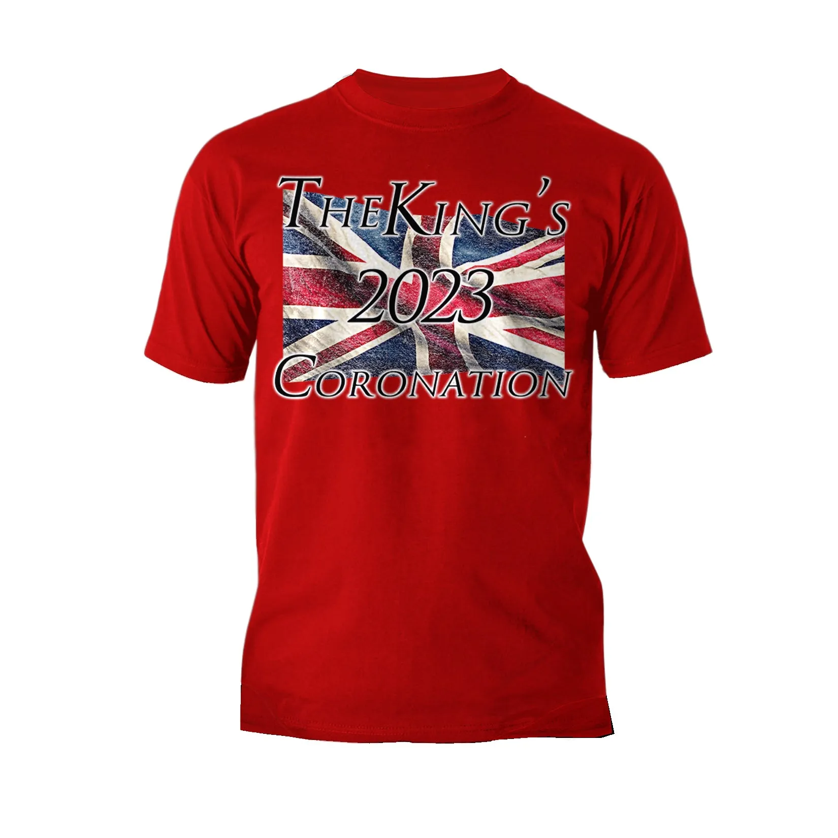 Urban Attitude Kings Coronation 2023 Union Jack Flag Flying Men's T-shirt