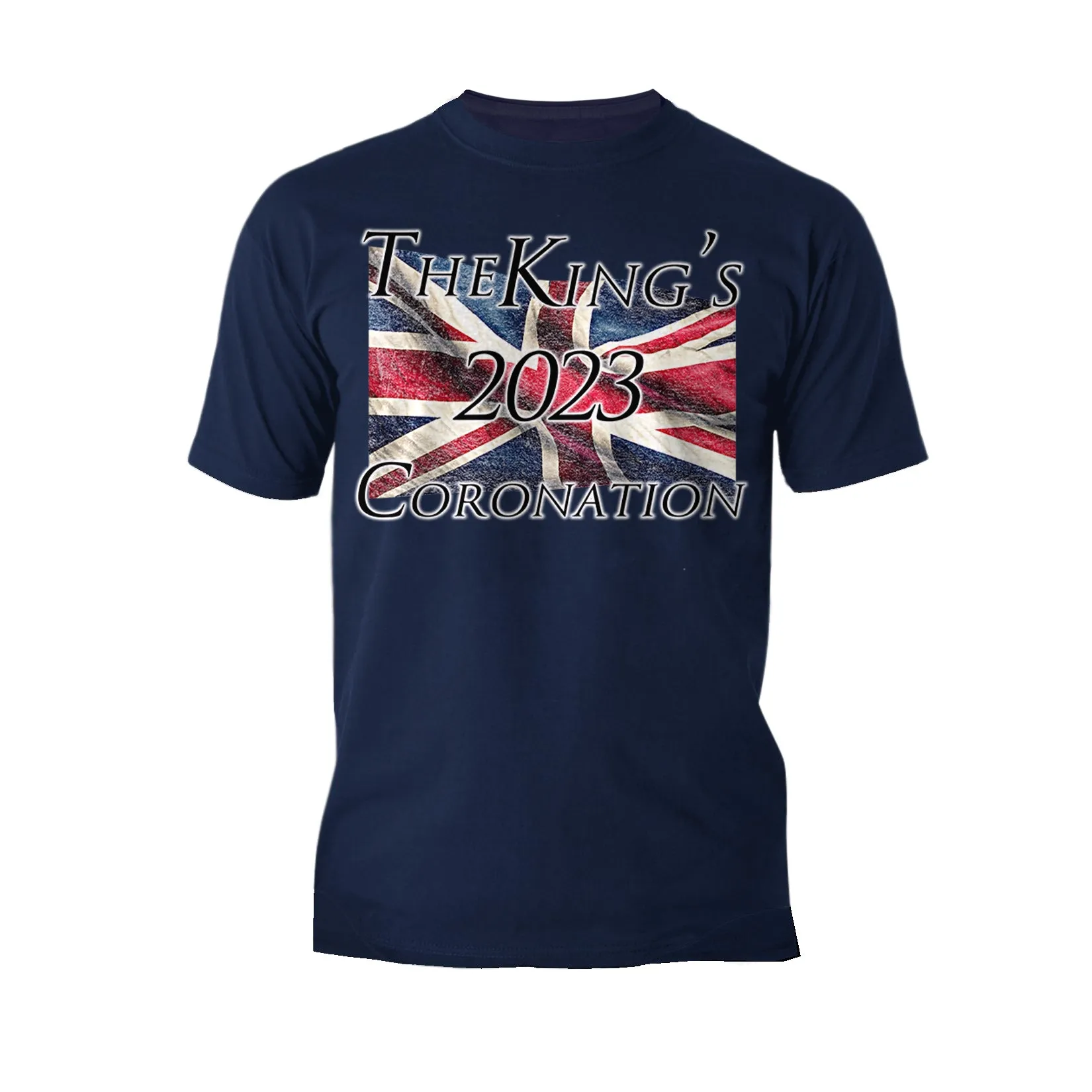 Urban Attitude Kings Coronation 2023 Union Jack Flag Flying Men's T-shirt