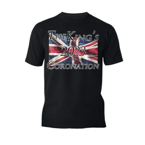 Urban Attitude Kings Coronation 2023 Union Jack Flag Flying Men's T-shirt