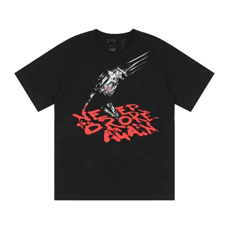 Urban Hip Hop Skeleton Graphic T-shirt