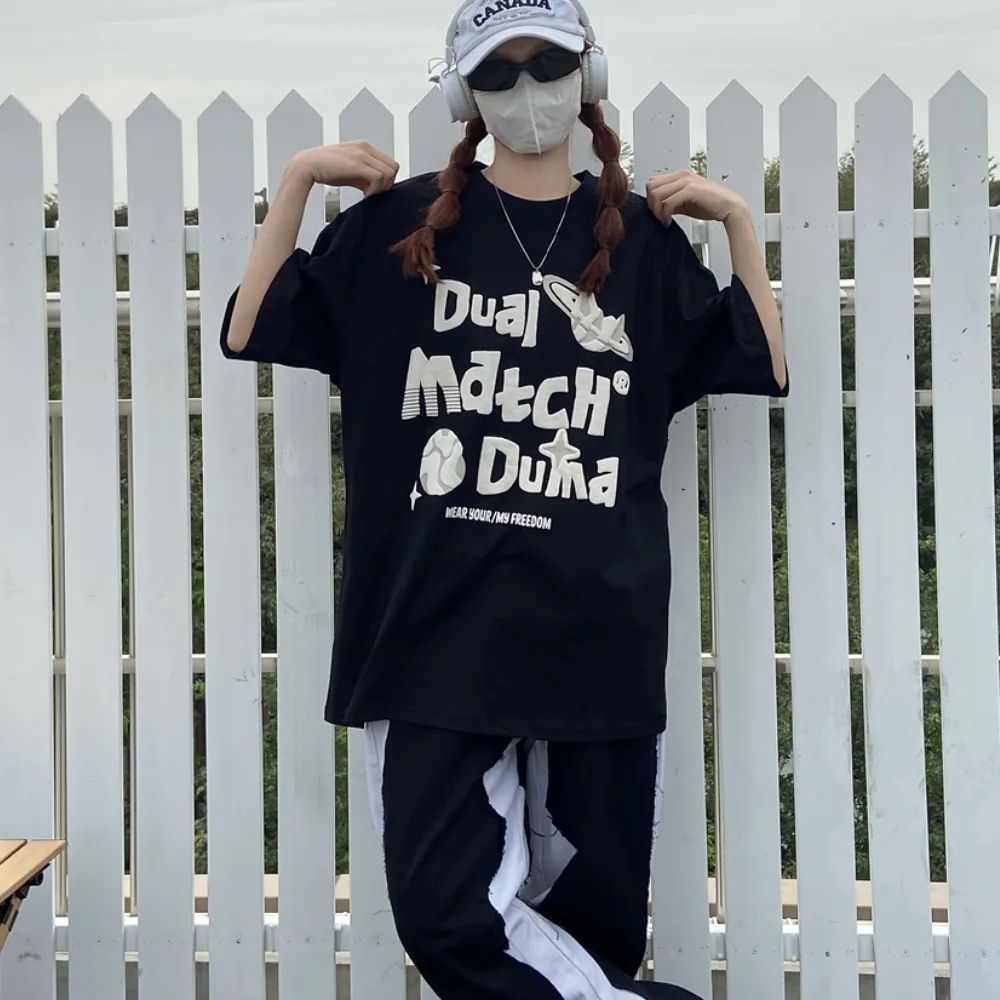 Urban Letter Print Cotton