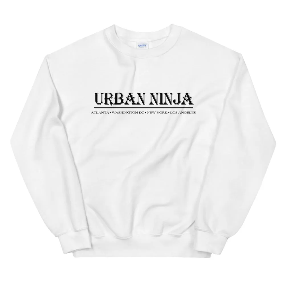 Urban Ninja "Cities" Unisex Sweatshirt
