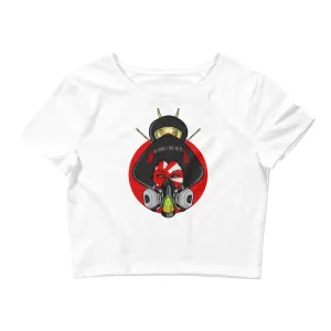 Urban Ninja "Rising Sun" Women’s Crop Tee